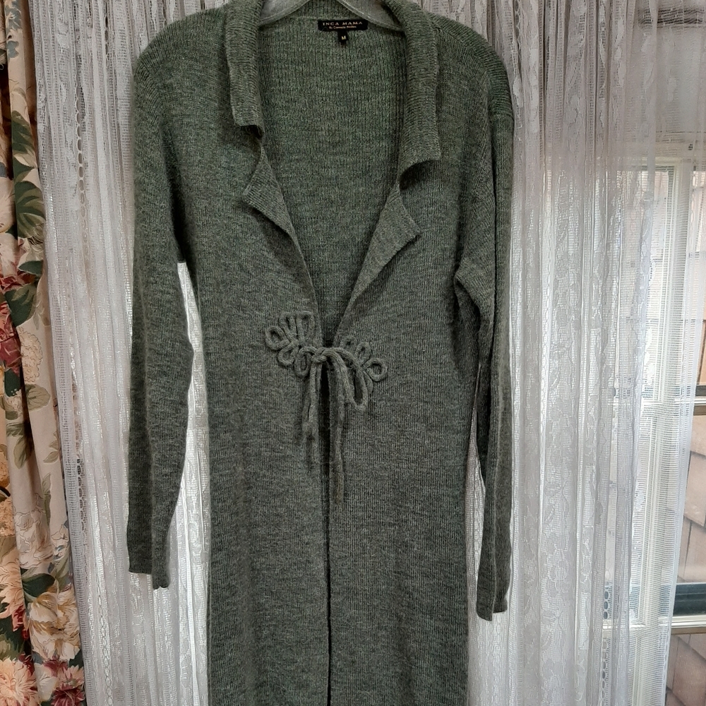 Yummy sage green long sweater